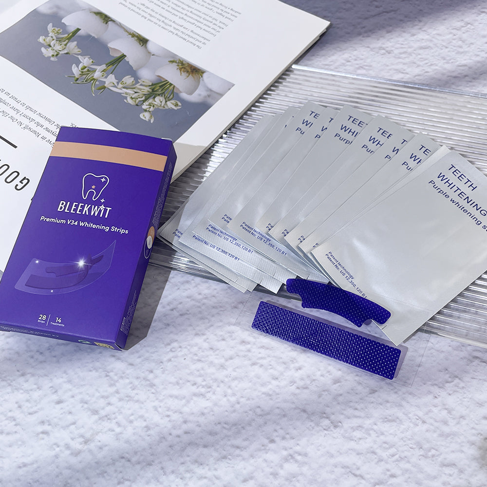 Bleekwit V34 Signature Whitening Strips — Premium Limited