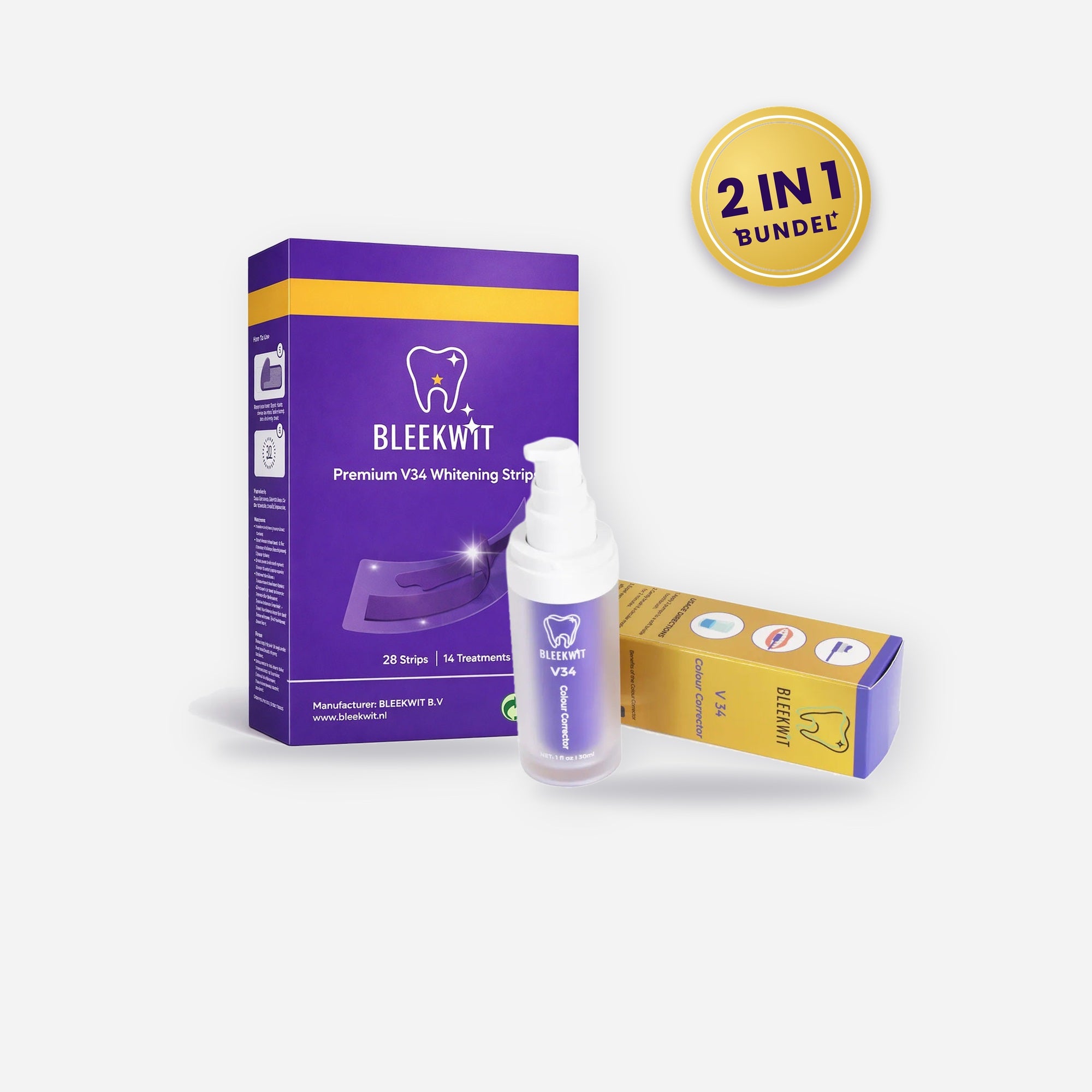 Bleekwit® V34 Signature Whitening Bundle — Premium Limited